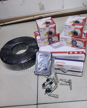 Hikvision 4CH DVR Security System with ColorVu Night Vision Cameras