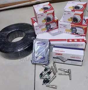 Hikvision 4CH DVR Kit with 4 ColorVu Cameras