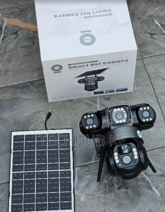 6MP 4G Solar PTZ Camera with Triple Lens - 1