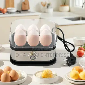 Electric Egg Boiler - 6 Egg Capacity, 200W