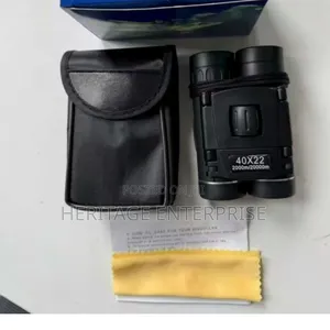 Compact 40x22 Binoculars with Case