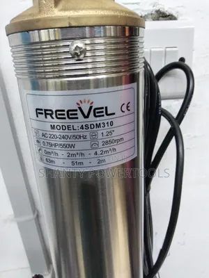 Submersible Water Pump 0.75HP 550W 63m Head