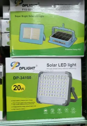 DPLIGHT Solar LED Light - Rechargeable Street Lamp