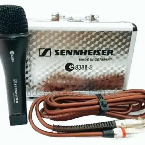 Sennheiser E 838 II-s Dynamic Cardioid Microphone - 1