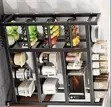 GE Multi-Tier Kitchen Storage Rack with Wheels - 2