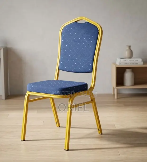 Blue Stackable Conference Chair - 1