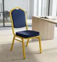Blue Stackable Conference Chair - 4
