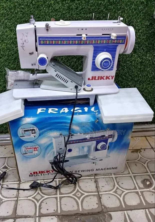 Embroidery & Zigzag Sewing Machine with Motor - 1
