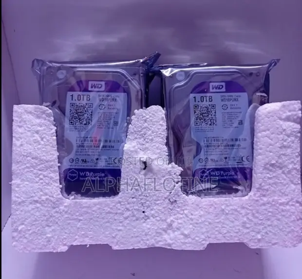 WD Purple 1TB Surveillance Hard Drive - 1