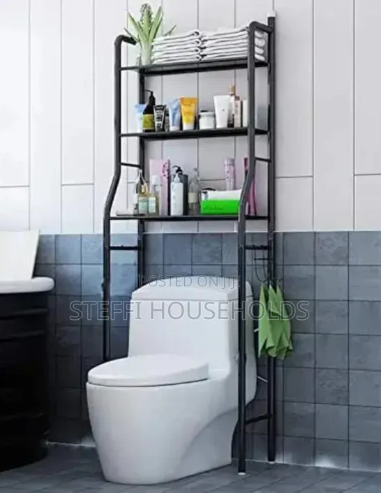 Toilet Organizer - Black & White - 1