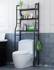Toilet Organizer - Black & White - 1