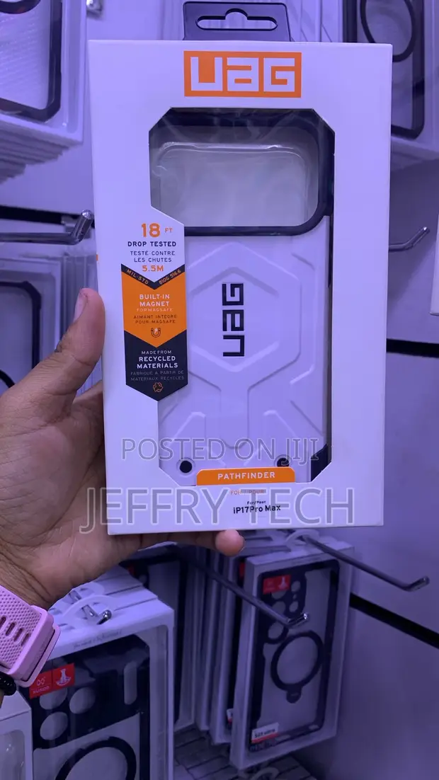 White UAG MagSafe Case for iPhone 17 Pro Max - 1