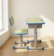 Height Adjustable Modern Kids Study Desk Set - 1