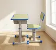 Height Adjustable Modern Kids Study Desk Set - 3