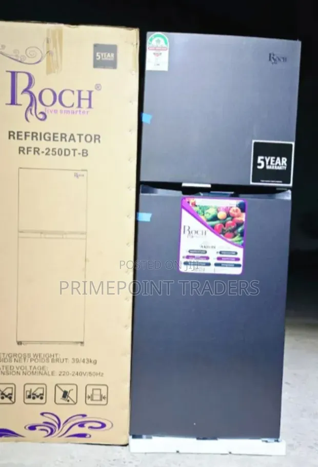 Roch 197L Double Door No Frost Refrigerator - Brand New - 1