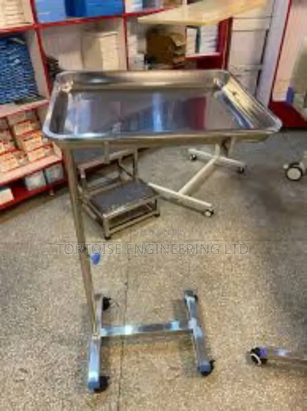 Stainless Steel Mayo Trolley - Brand New - 1