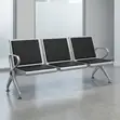 Heavy Duty 3-Link Padded Office Waiting Bench - 4