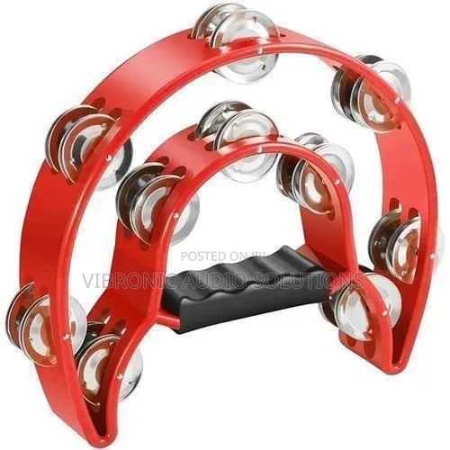 Half Moon Double Row Tambourine - 1