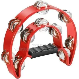 Half Moon Double Row Tambourine