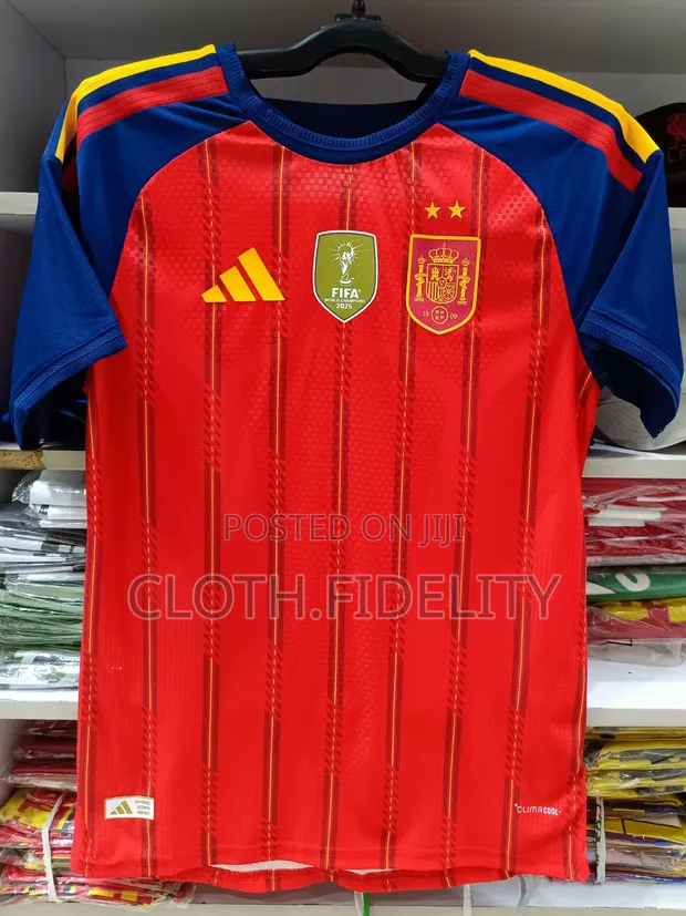 Spain Home World Cup 2026 Commemorative Jersey - Authentic Adidas - 1