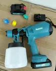 Makita Paint Sprayer, 88V, 2 Batteries & Charger - 3