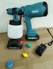 Makita Multipurpose Cordless Spray Gun (88V) - 2 Batteries + 3 Nozzles - 1