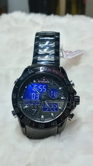 Naviforce NF9171 Black Analog-Digital Watch