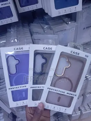 MagSafe-Compatible Magnetic Rings Samsung Galaxy S25 Series Cases