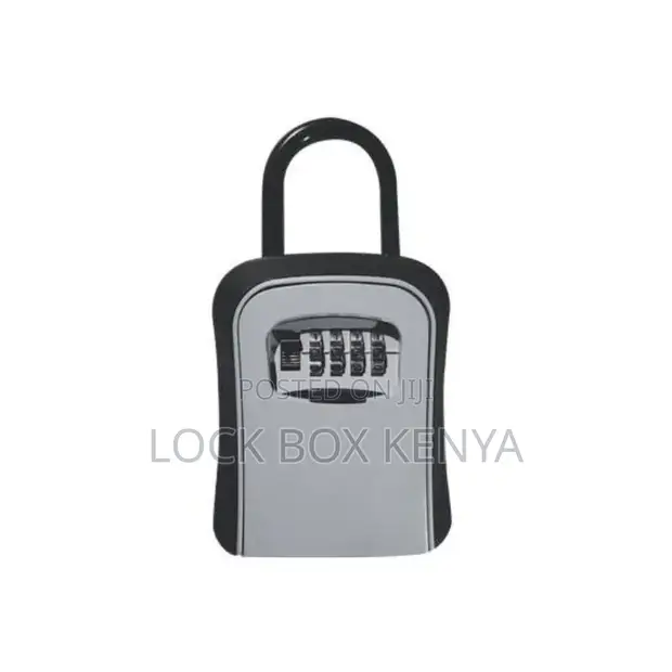 Aluminum Alloy Key Storage Lock Box - 4-Digit Combination - 1