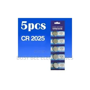 5pcs CR2025 3V Battery Watch Remote Button Cell