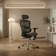 Executive Orthopedic Office Chair with Foldable Footrest - 2