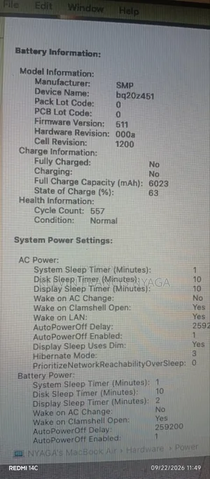 Apple MacBook 2014 4GB Intel Core i5 128GB SSD