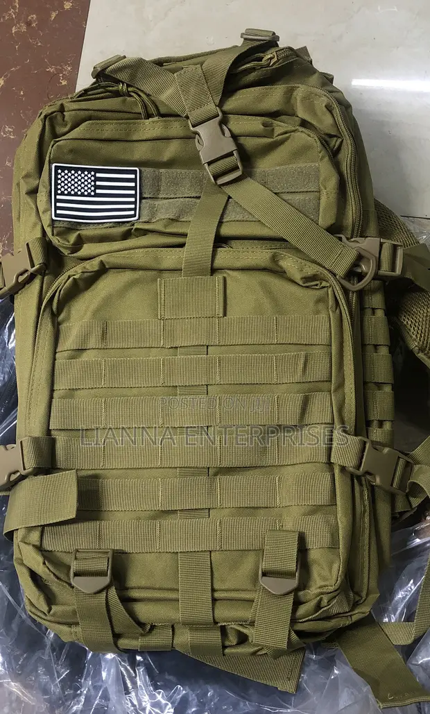 Tactical Military Backpack 45L - Army Green - 1