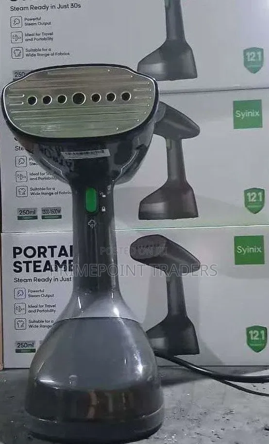 Syinix IRSP-1001 Portable Garment Steamer - Brand New - 1