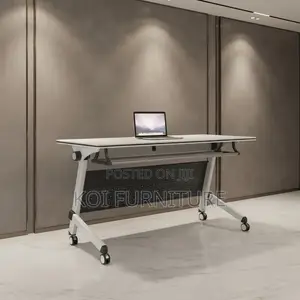 120cm White Modern Foldable Meeting Table