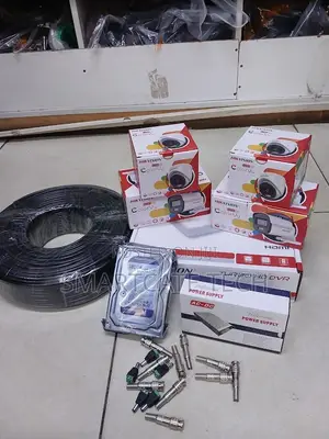 Hikvision 4CH CCTV System with 4 ColorVu Cameras