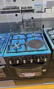Roch 50x55cm Standing Cooker 3 Gas Burners + 1 Hot Plate - 1