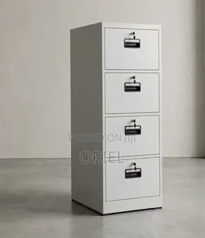 4-Drawer Office Storage Cabinet with Keys