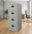 4-Drawer Office Storage Cabinet with Keys - 4