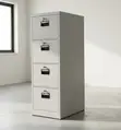 4-Drawer Office Storage Cabinet with Keys - 5