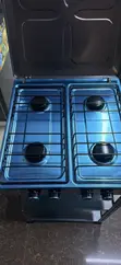 4-Burner Standing Gas Cooker with Shelves - 2