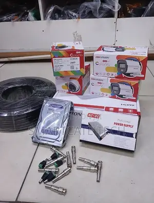 Hikvision 4CH DVR Kit with 4 ColorVu Cameras
