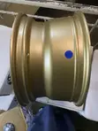15 Inch Alloy Rims - Gold Center, Silver Lip - 2