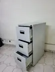 3-Drawer Steel Lockable Storage Cabinet - 5