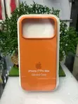 Bright Orange Silicone Protective Case for Apple iPhone 17 Pro - 2