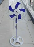 Nunix 16-Inch 5-Blade Stable Stand Fan - 2