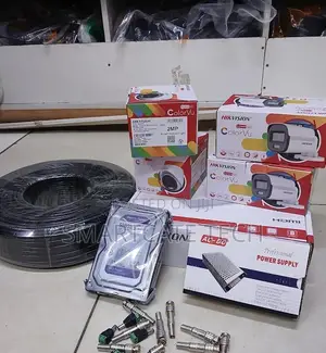 Hikvision 4CH DVR Kit with 4 ColorVu CCTV Cameras