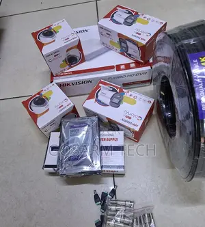 Hikvision CCTV 4 Camera Kit - ColorVu 1080p Full HD with Audio