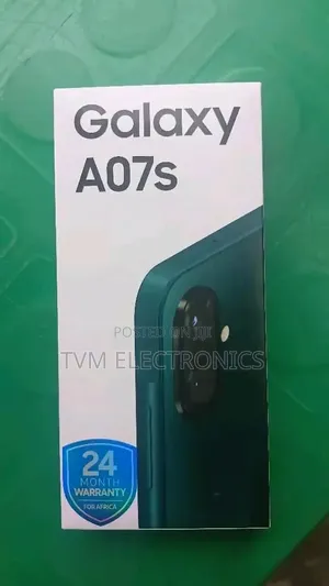 New Samsung Galaxy A07s 64GB Black