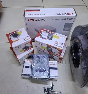 New Hikvision 4CH DVR CCTV Kit with 4 ColorVu Cameras
